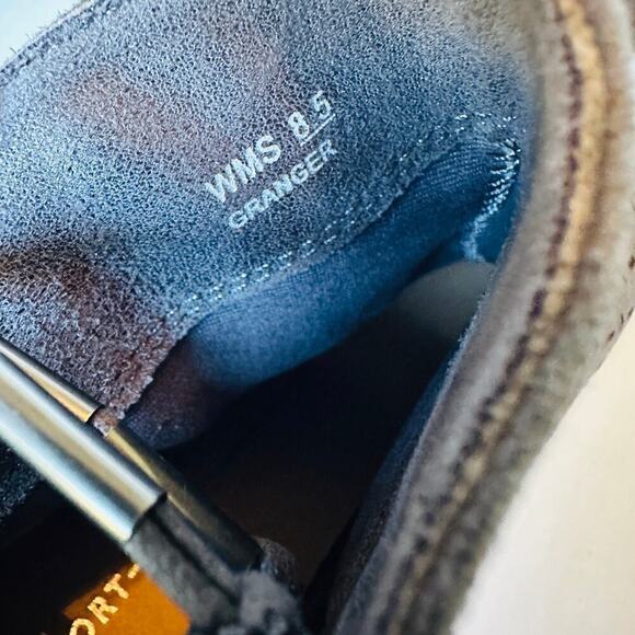 Report Size 8.5 Gray Granger Wedge Boots Perforated Casual - Picture 9 of 11